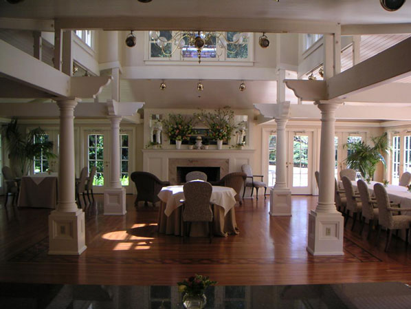 Inside the Hudson House at Beringer Vineyards