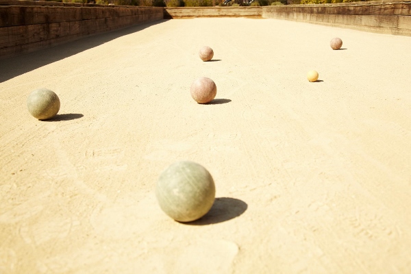 Work Up a Thirst & an Appetite at Solage Calistoga's Bocce Courty on Monday Evenings Before Heading to Solbar